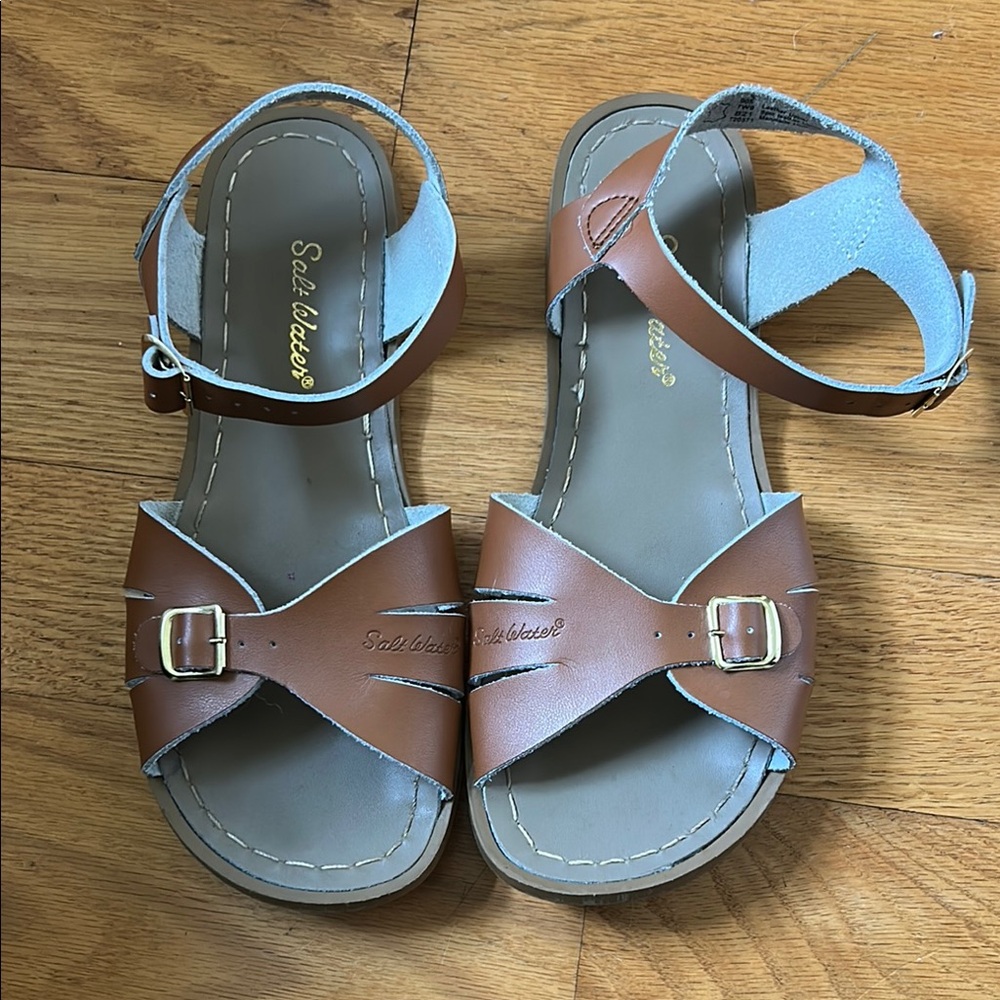 Salt Water Brown Sandals size 9